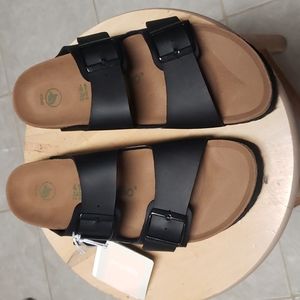 Black Birkenstock sandals
